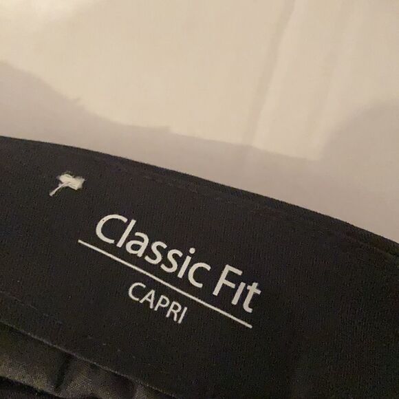 CROFT & BARROW Women’s Classic Fit Capri, blk 4 - Picture 10 of 10